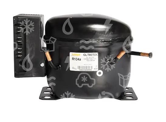 Compressore Cubigel GLT80TDC, MBP-HBP-A/C, R134a, 12/24/42Vd, FDC3