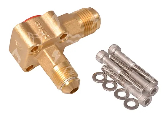 Alloggiamento valvola di espansione termostatica Danfoss TE5, angolare, 12x16, 067B4013