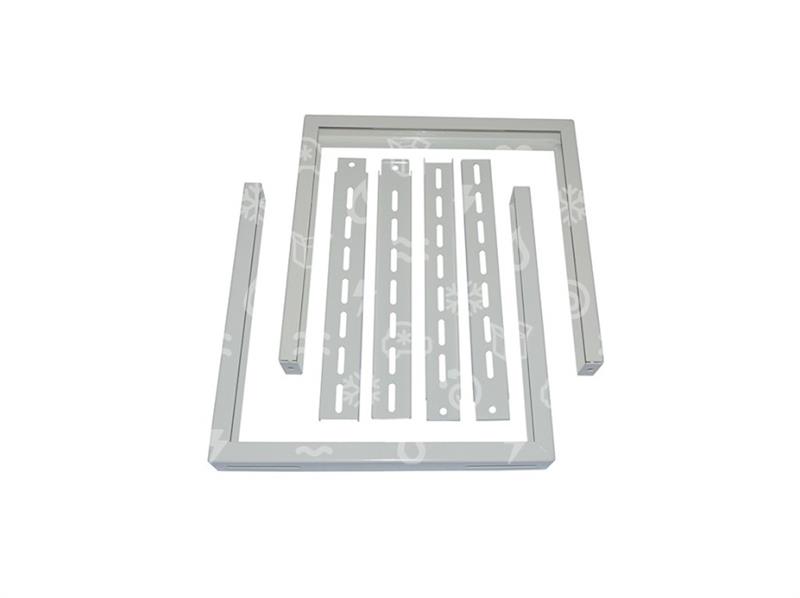 Staffa per tetto, 200 kg, per tetti piani, 420x450-100x400 mm, RODIGAS