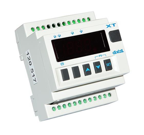Régulateur électronique Dixell / Copeland XT160D-5C0TU, 230 V, 4x 8 A, montage sur rail DIN