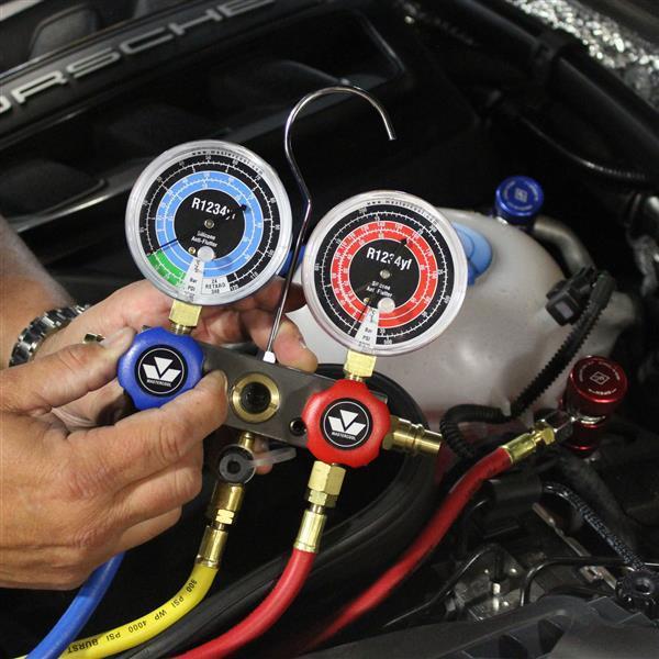 Ayuda de instalación de 2 vías para R1234yf con mangueras, Mastercool 83272