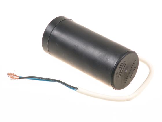 Condensador de arranque TC 544, 130 uF, 320V, d = 42x80 mm, cable 25 cm