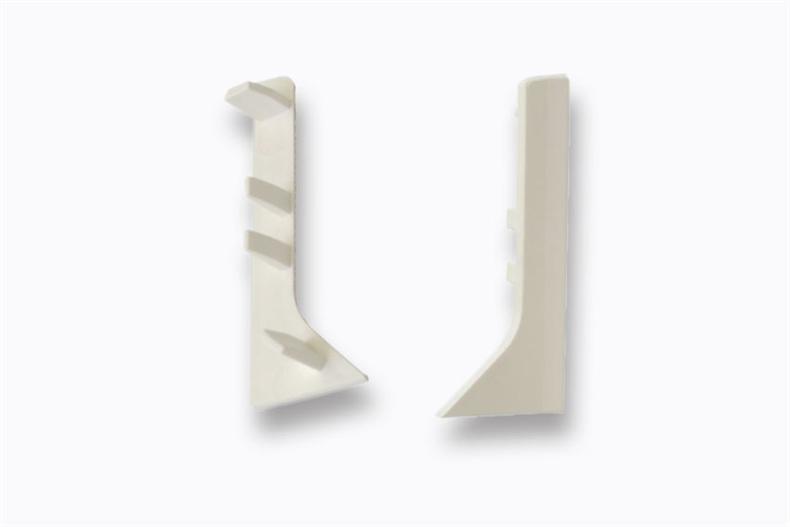 End cap for skirting PVC - RAL 9002 - right
