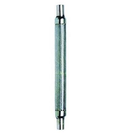 Amortisseur de vibrations en acier inoxydable avec raccords en acier nickelé Carly EVCYAC 5 S raccord à souder 5/8" -16 mm
