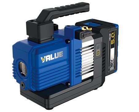 Bomba de vacío compacta sin cable de 2 etapas 57 l/min, VRP-2DLi