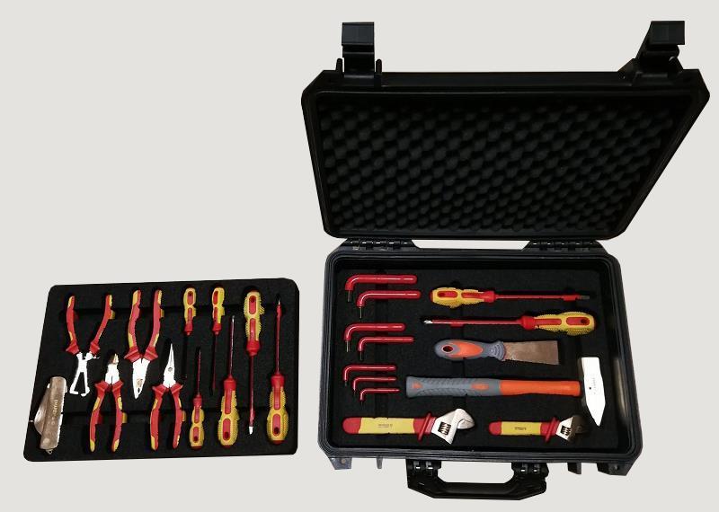 ATEX Tool Set for R290, R600a – 24 pcs. BeCu, non-sparking, antistatic, in case