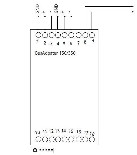 Adattatore bus 150 con cavo TTL da 2,5 m Eilwell BA10000R3703