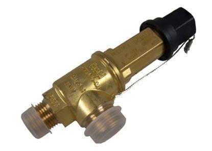 Válvula de seguridad Castel 3030/44C200, conexiones abocardadas 1/2" NPT, 20 bar