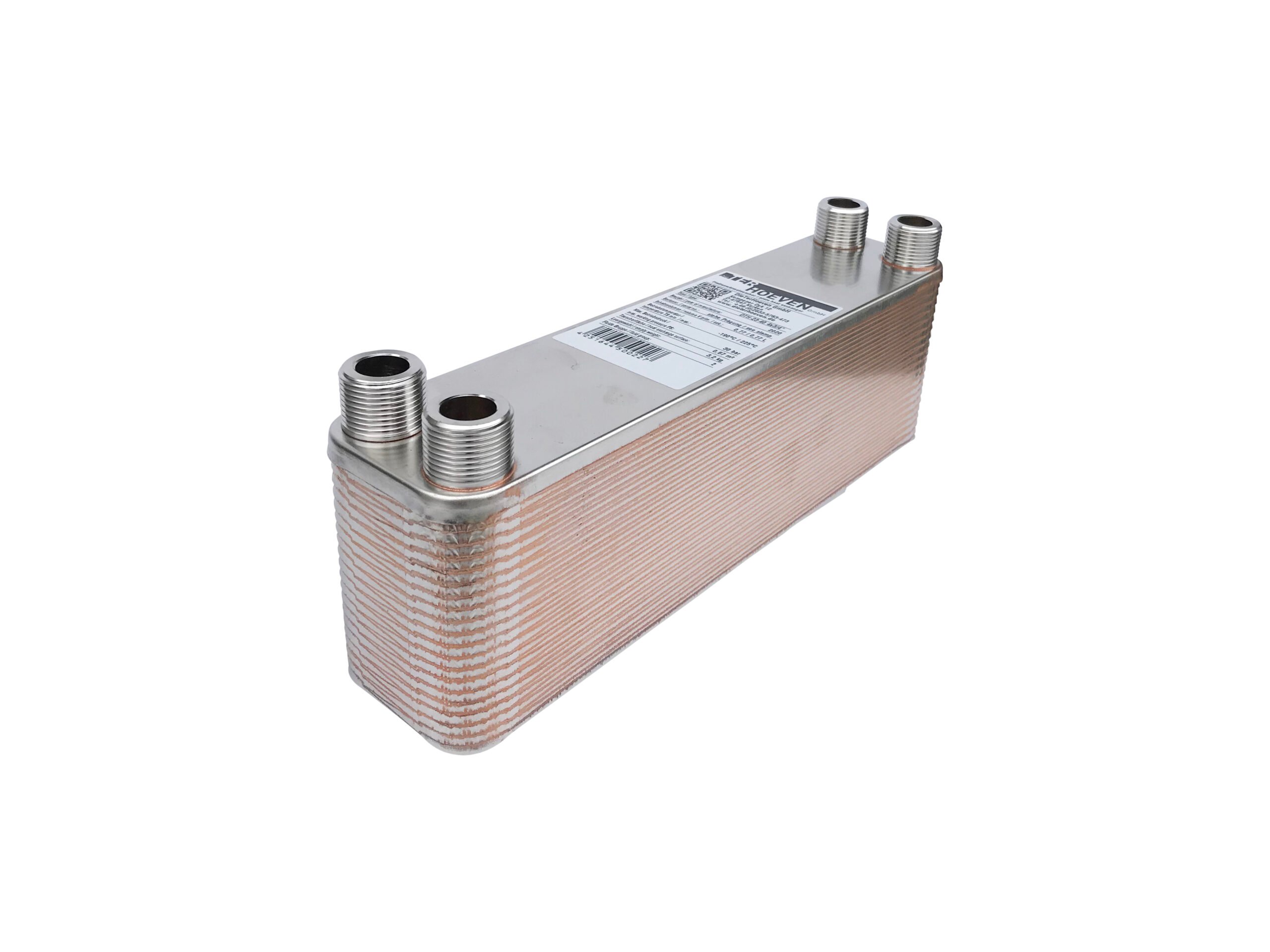 Platenwarmtewisselaar DTH-23-40 4x3/4"