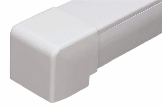 Optimal-Duct OD-110 ángulo exterior 90° - RAL9003 2 uds.