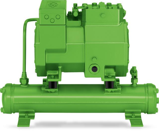 BITZER 2/4 PAS K073H condensador de haz tubular para agua de ciudad