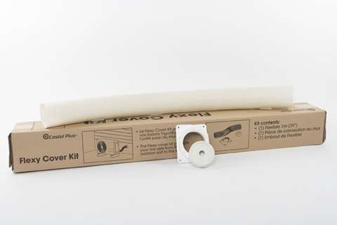 Kit di copertura Alixo Flexy - Condotto a parete in plastica 75X75MM