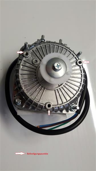 Universal fan motor, power/current 5/29 W, 0.19 A