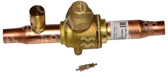 Vanne d'arrêt cubique Danfoss GBCH 10s AP, 10 mm ODF soudable, 90 BAR, raccord de remplissage