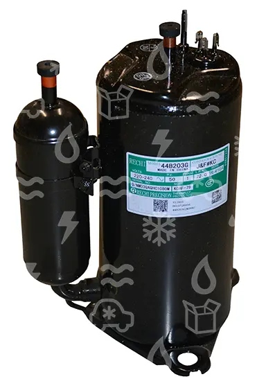 Compresseur rotatif Rechi 44B203G, R410A, 220-240V/50 Hz, 8370/2425 [Btu/W]