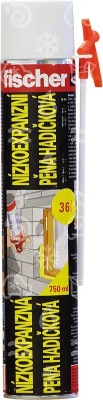 Espuma de montaje PU 1, 500ml/24L, baja expansión, tubular