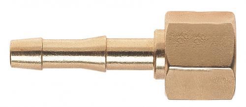 Racor PERKEO con rosca derecha, 1/4" SAE (7/16" UNF)/boquilla Ø5 con depresor del núcleo de la válvula