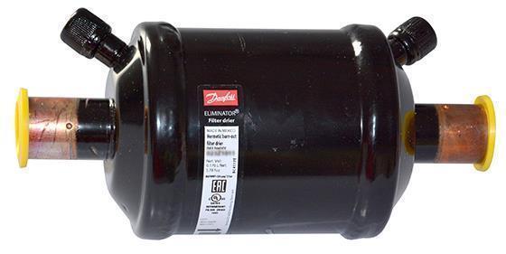 Filtre déshydrateur de conduite d'aspiration brûlé Danfoss DAS 307SW, 7/8 "x7/8", volume 0,72l