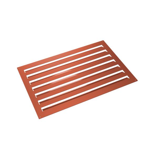 Evolar bakvägg aluminium tegelröd XS, 600x900 MM