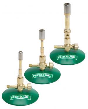 PERKEO Bruciatore Bunsen a propano, fisso, fiamme Ø 17 mm