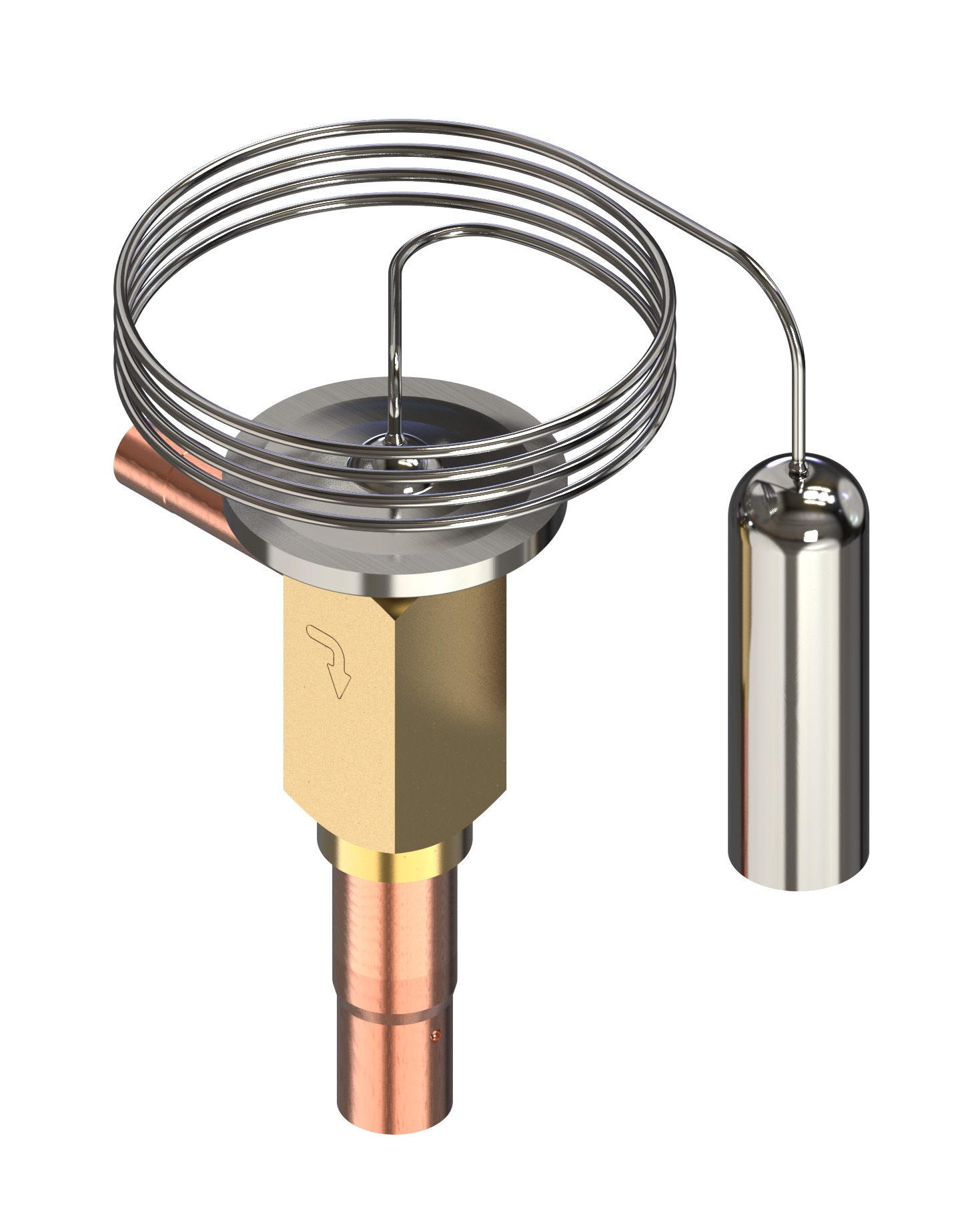 Danfoss TD 1 termostatisk expansionsventil, munstycke 2, R290