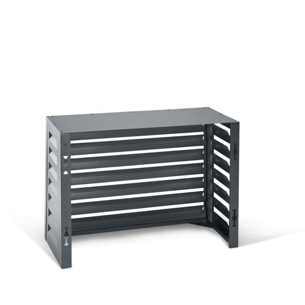 Evolar luftkonditionerings- och värmepumpshus Mörk antracit aluminium XS, 600x900x400 MM