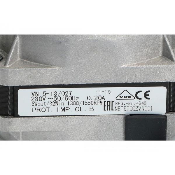 Fan motor ELCO VN5-13/027, 5/32W, 1300/1500 rpm, 230V 50/60Hz, 5 mounting options