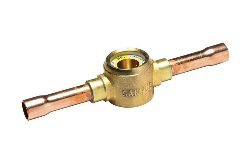 Sight glass Sanhua - 10 mm ODF, solder connections, SYJ10H12