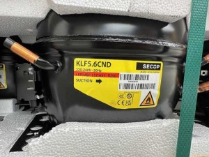 Kompressor Secop helt hermetisk kolvkompressor KLF5.6 CND, M/LBP, 230V/50Hz