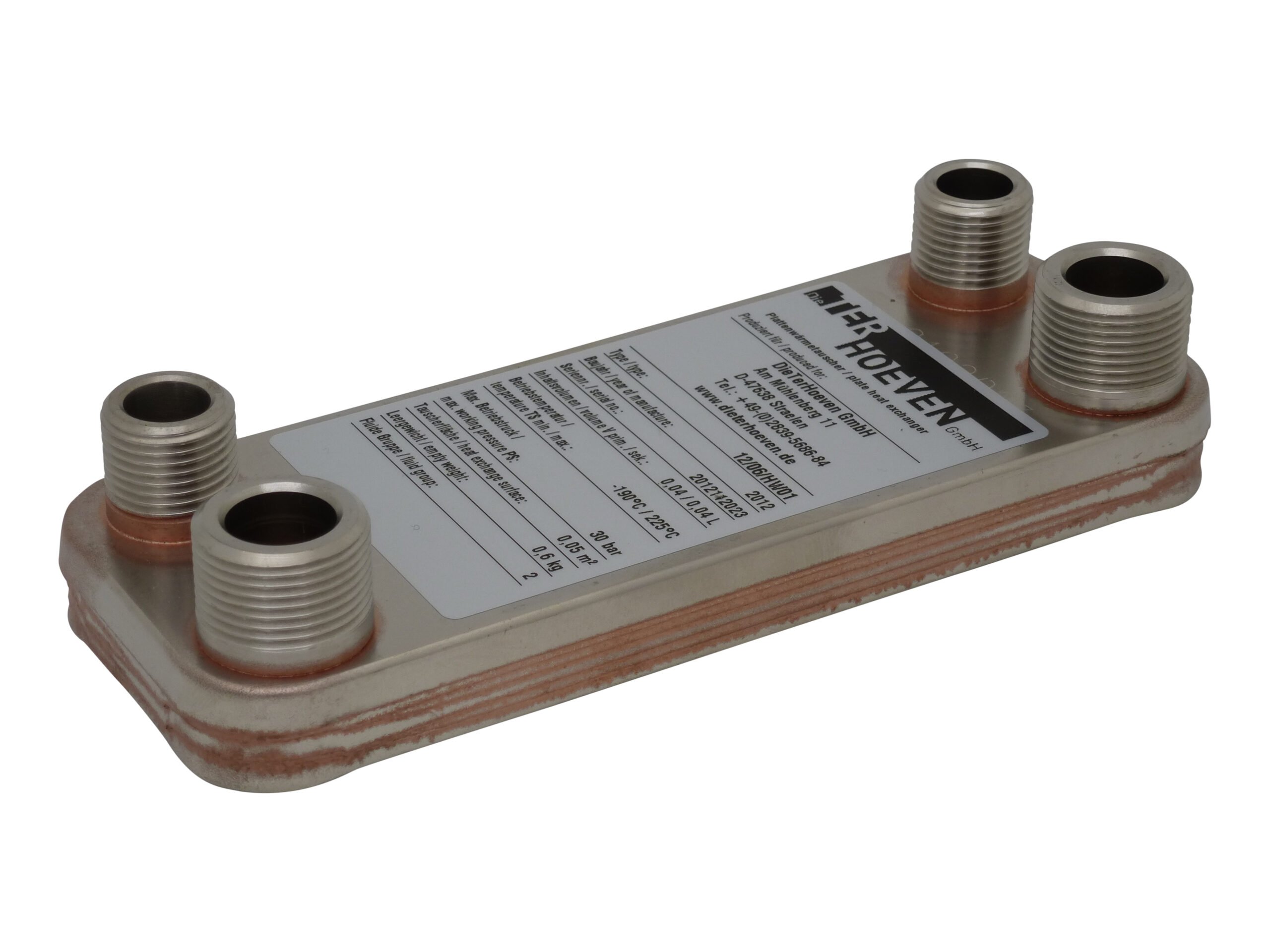 Platenwarmtewisselaar DTH-12-06