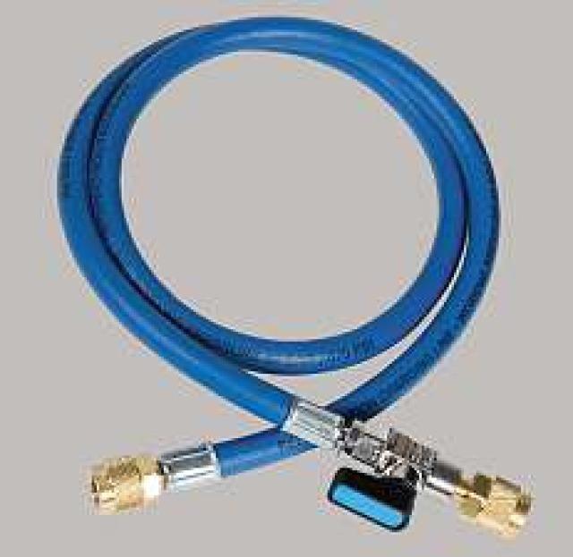 Refco manguera de llenado 4492979 Azul CA-CL72 con válvula 180cm
