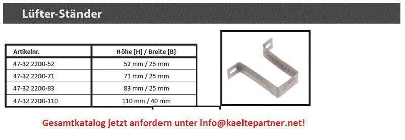 Bracket 110 mm - 40 mm