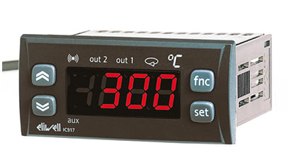 Eliwell IC917PID Controlador de unión fría IC1RDI0TMD300, NTC/PTC, 12Vac