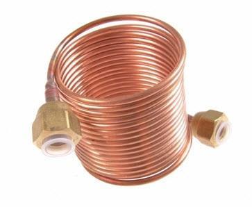 Pressure equalisation line / capillary tube with union nut 1/4" SAE - 3 m