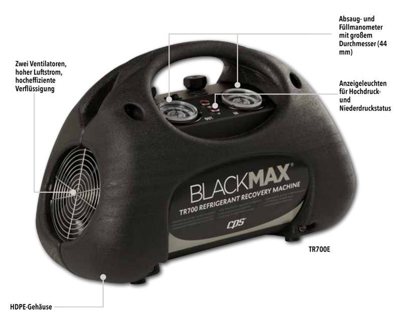 CPS Blackmax TR700E Afzuigunit