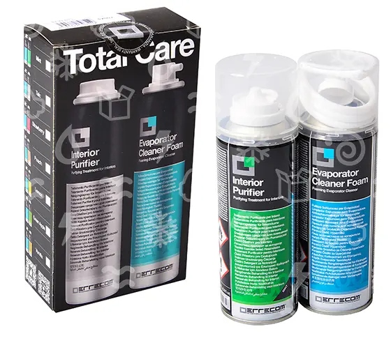 Errecom komplett set för luftkonditioneringshygien - skum + aerosol, 2×200 ml, pepparmint