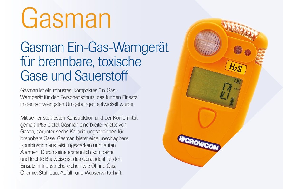 Gas meter Gasman-FL/MET 0-100% LEL methane, ATEX incl. charger