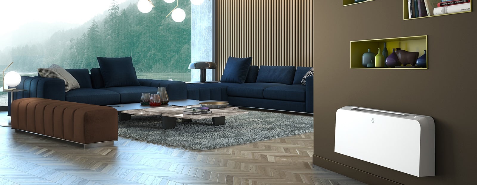 Olimpia Splendid Bi2 WALL Ventilconvettore ultraslim SLW INVERTER DC 800 Valvola a 3 vie TR