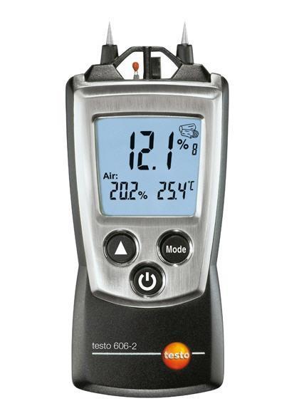 testo 606-2, hout- en materiaalvochtmeetinstrument met vochtmeting