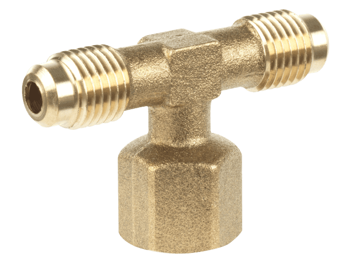 Refco 4687845 Pieza en T roscada con junta tórica Conexiones:3 x 1/4" SAE
