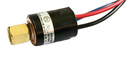 Pressostato mini DANFOSS, ACB, alta pressione, 21 - 28 [bar], automatico, SPDT, flare 1/4" SAE