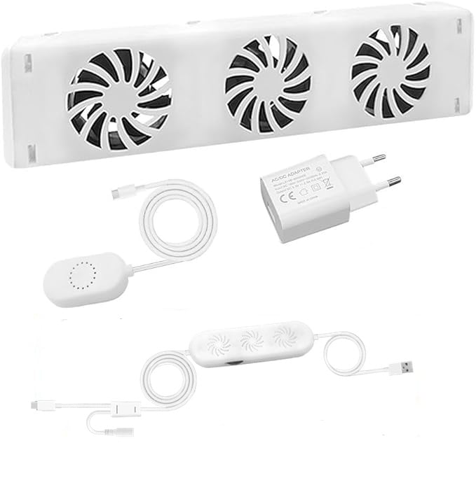 Ventilador de radiador de 300 mm con fijación magnética, velocidad regulable (sin pantalla)