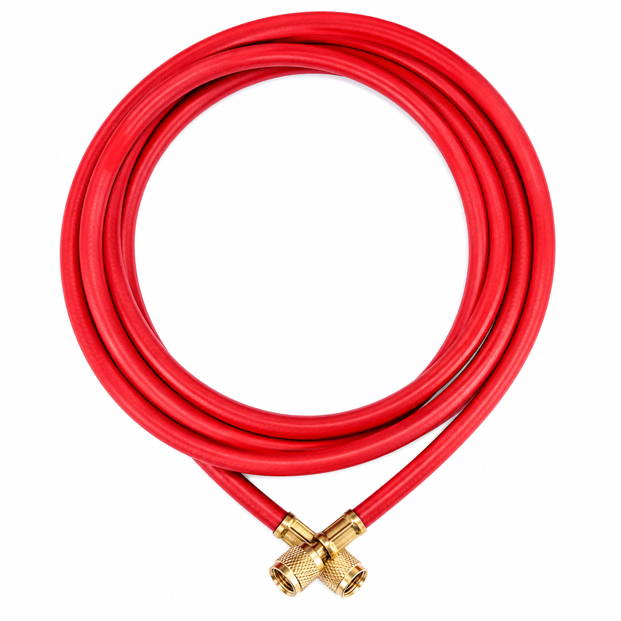 Kabel, Roter Schlauch, Verbindungskabel, Löt?, Brassanschluss