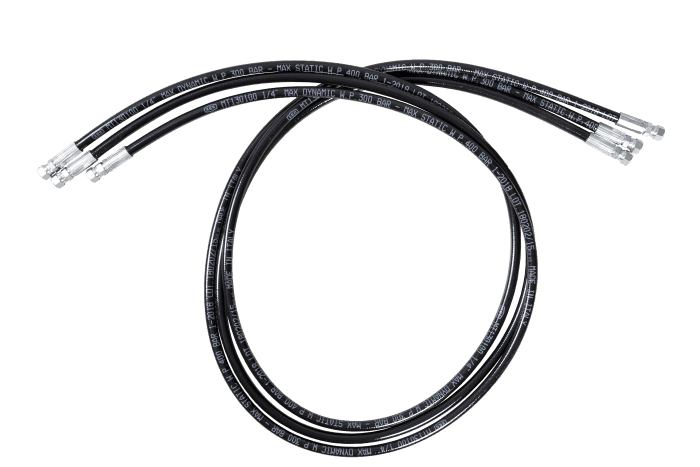 Refco 4687902 Manguera de alta presión CL-72-DN6-R744-TC 160bar 1/4" SAE 72"/180cm CO2