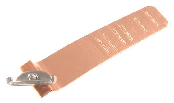 Zacisk (zacisk czujnika) do termostatycznego zaworu rozprężnego Danfoss TUA / TUAE, L = 110 mm, maks. Ø 28 mm