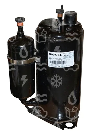 Compresor rotativo GREE, QXA-B102uC130, R410a, 220-240V/50 Hz, 9000/2435 [Btu/W].