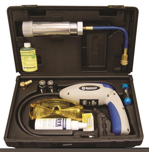 Leak detector "Inspector" incl. UV light + coloured oil pump