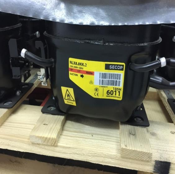 Compresor SECOP / Danfoss NLX8.8KK.2, LBP - R600a, 220-240V, 50Hz, 105H6011, 105H6031