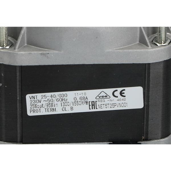 Fan motor ELCO VNT25-40/030, 25/95W, 1300/1500 rpm, 230V 50/60Hz, cable 500 mm
