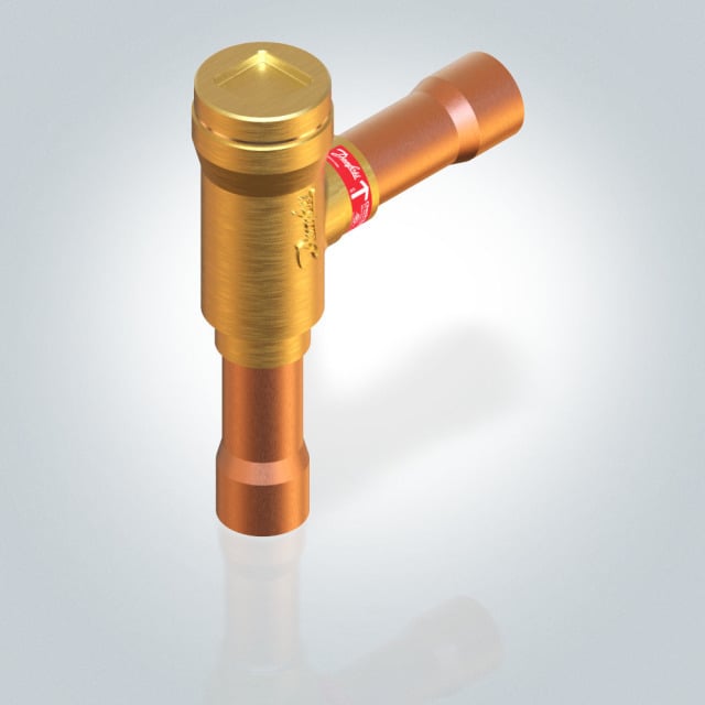 Válvula antirretorno Danfoss NRV22S E 020-3055, tipo ángulo 28mm soldar